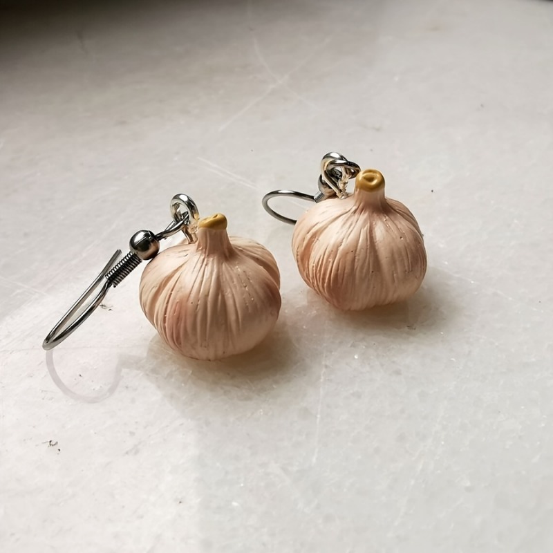 Vintage Fashion Enthusiasts - Boucles d'Oreilles en Résine de Simulation