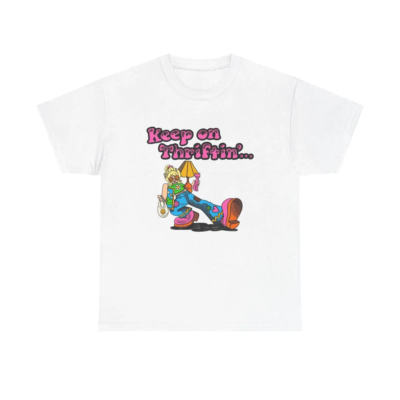 Vintage Fashion Thrift - T-shirt drôle « Keep On Thrifting