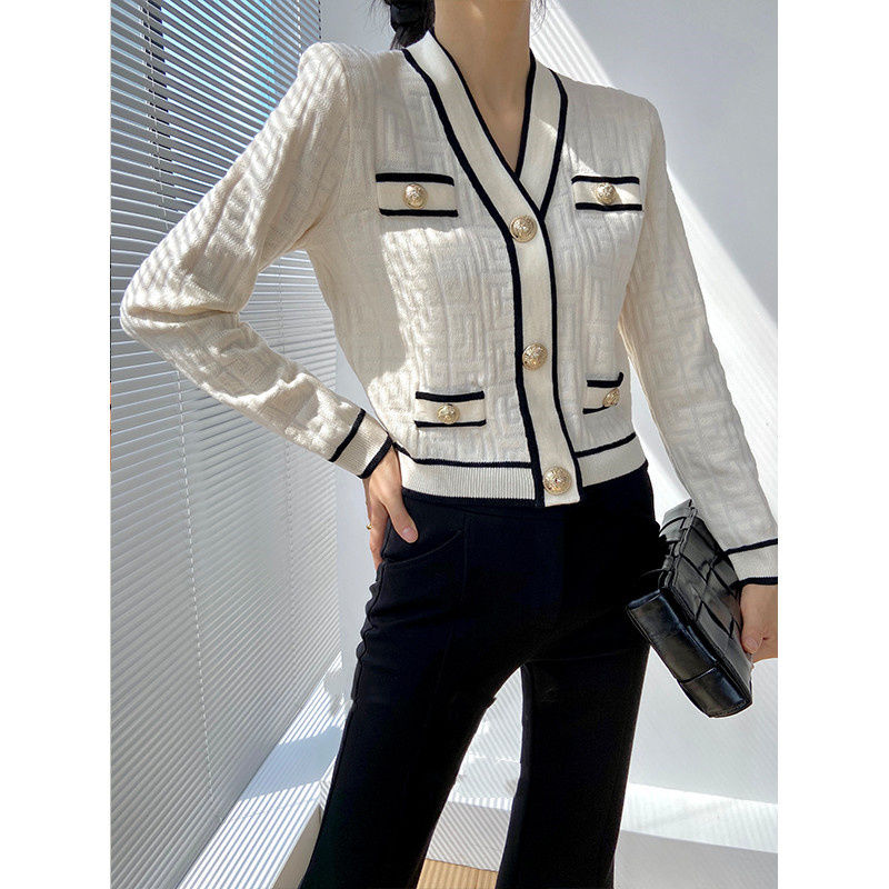 Vintage Fashion Postcards - Pull patchwork à manches longues et