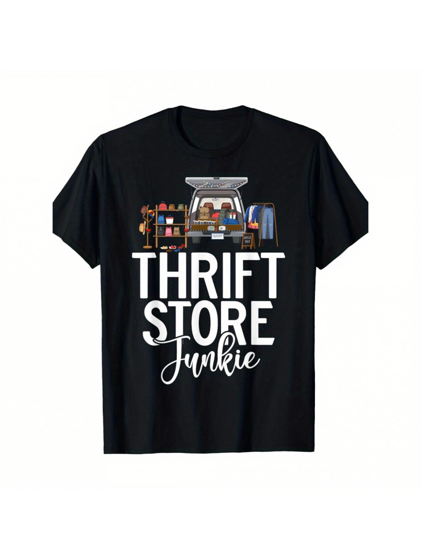 Vintage Fashion Thrift - 1 t-shirt vintage à motifs pour