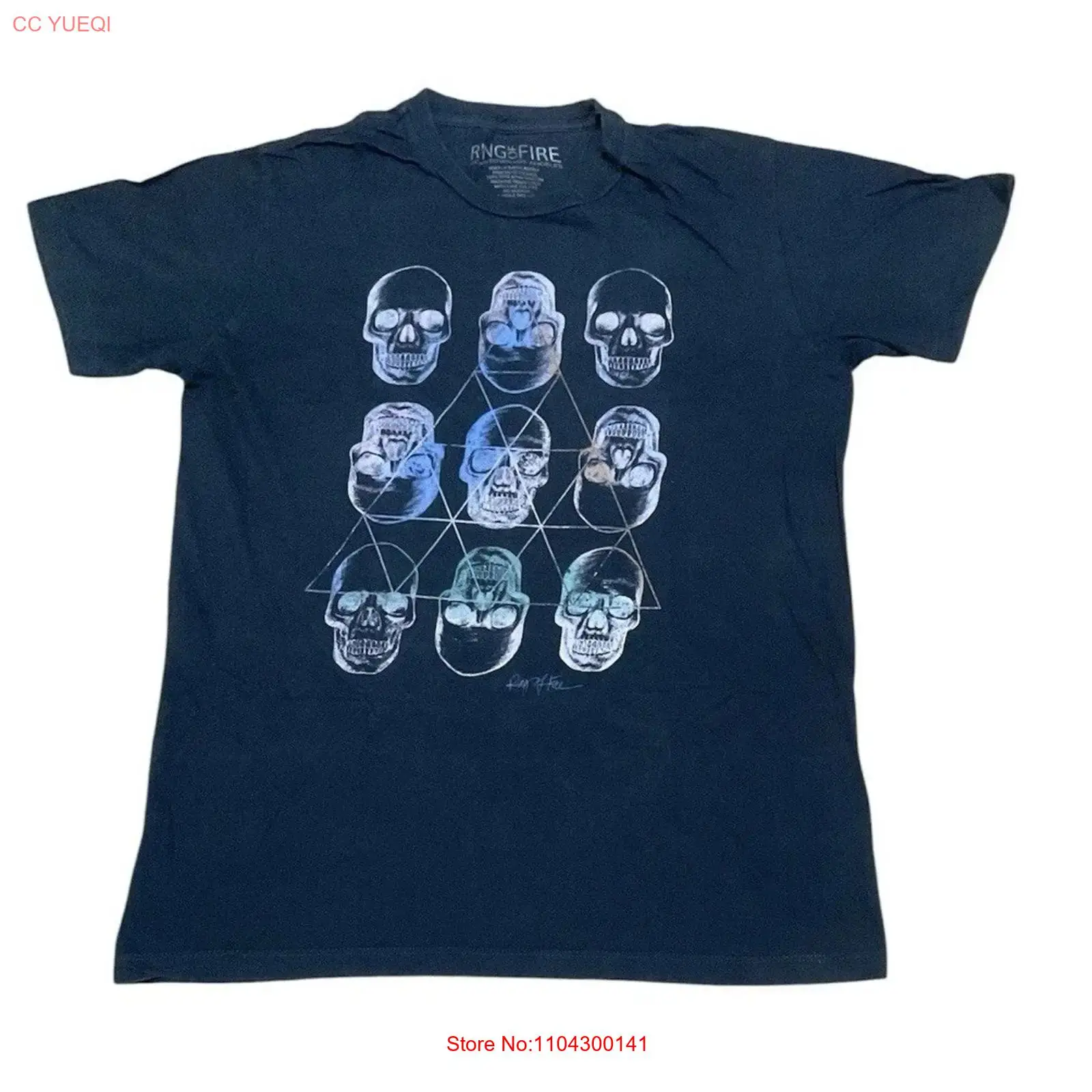 Vintage Fashion Rings - T-shirt Ring of Fire Downtown LA