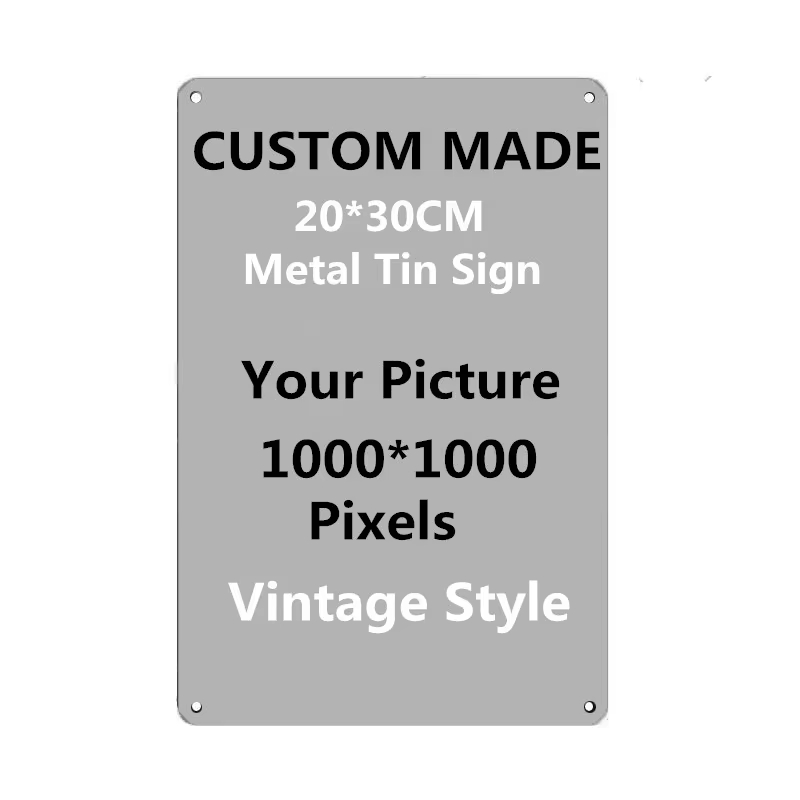 Vintage Fashion Plates - Plaque en métal personnalisée sur mesure