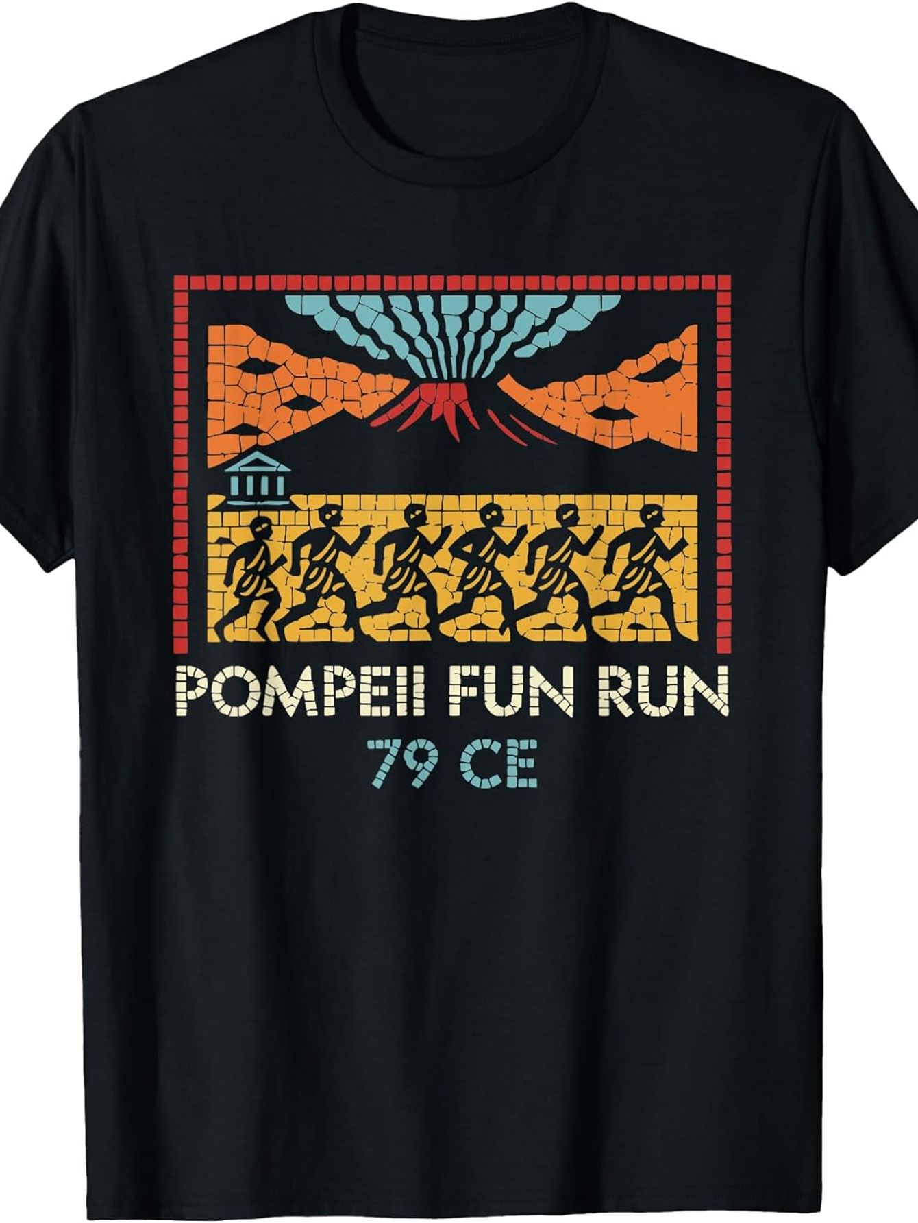 Vintage Fashion Enthusiasts - Pompeii Fun Run 79 CE T-shirt