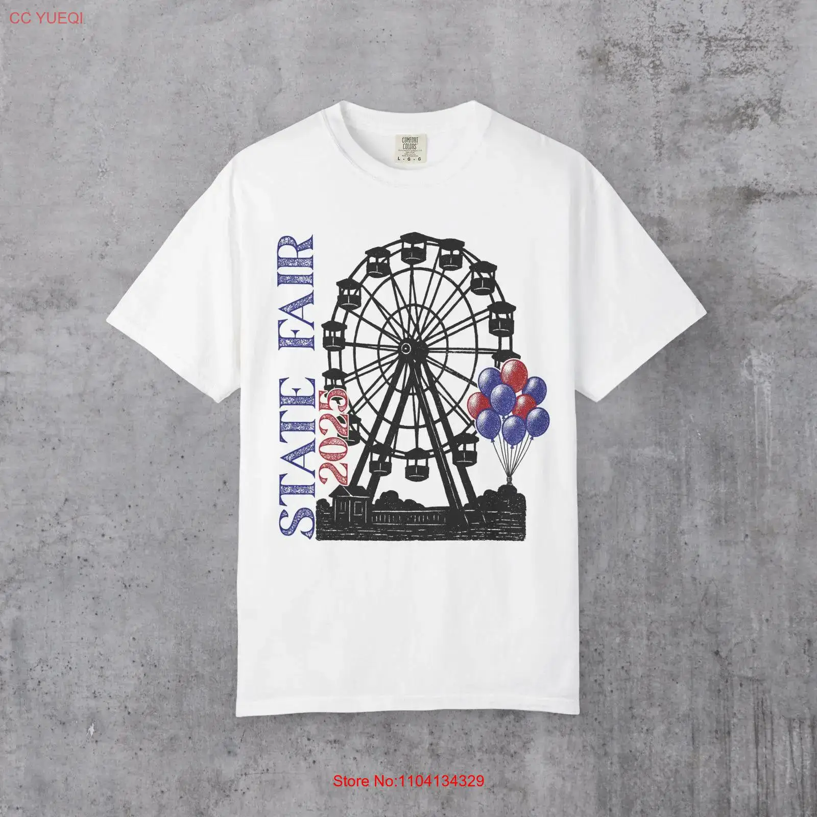Vintage Fashion Faire - T-shirt vintage délavé pour la saison
