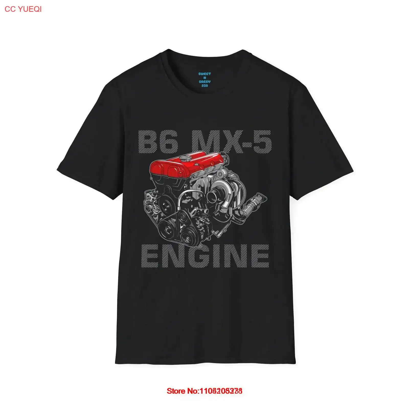 Vintage Fashion Enthusiasts - B6 MX 5 t-shirt moteur Miata