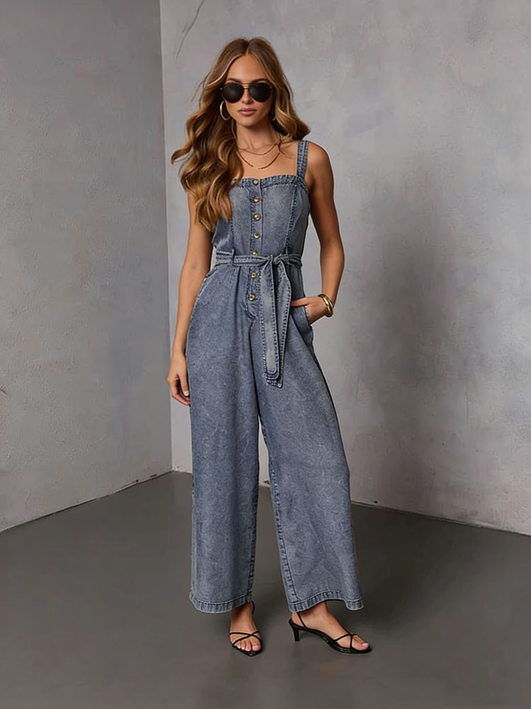 Vintage Fashion Jeans - Combinaisons en jean vintage pour femme,