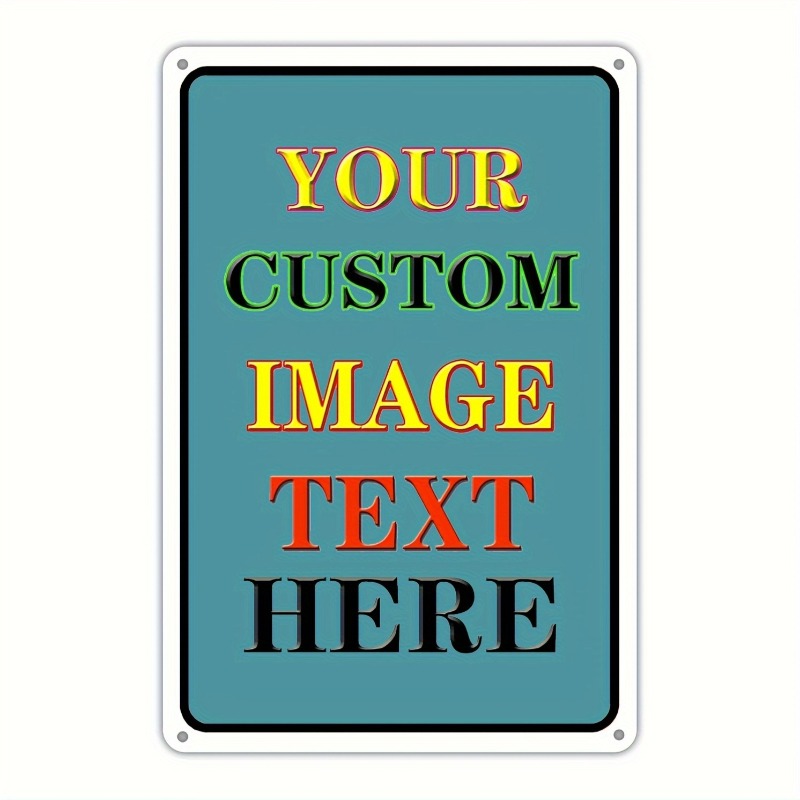Vintage Fashion Plates - Plaque en fer rectangulaire personnalisée avec