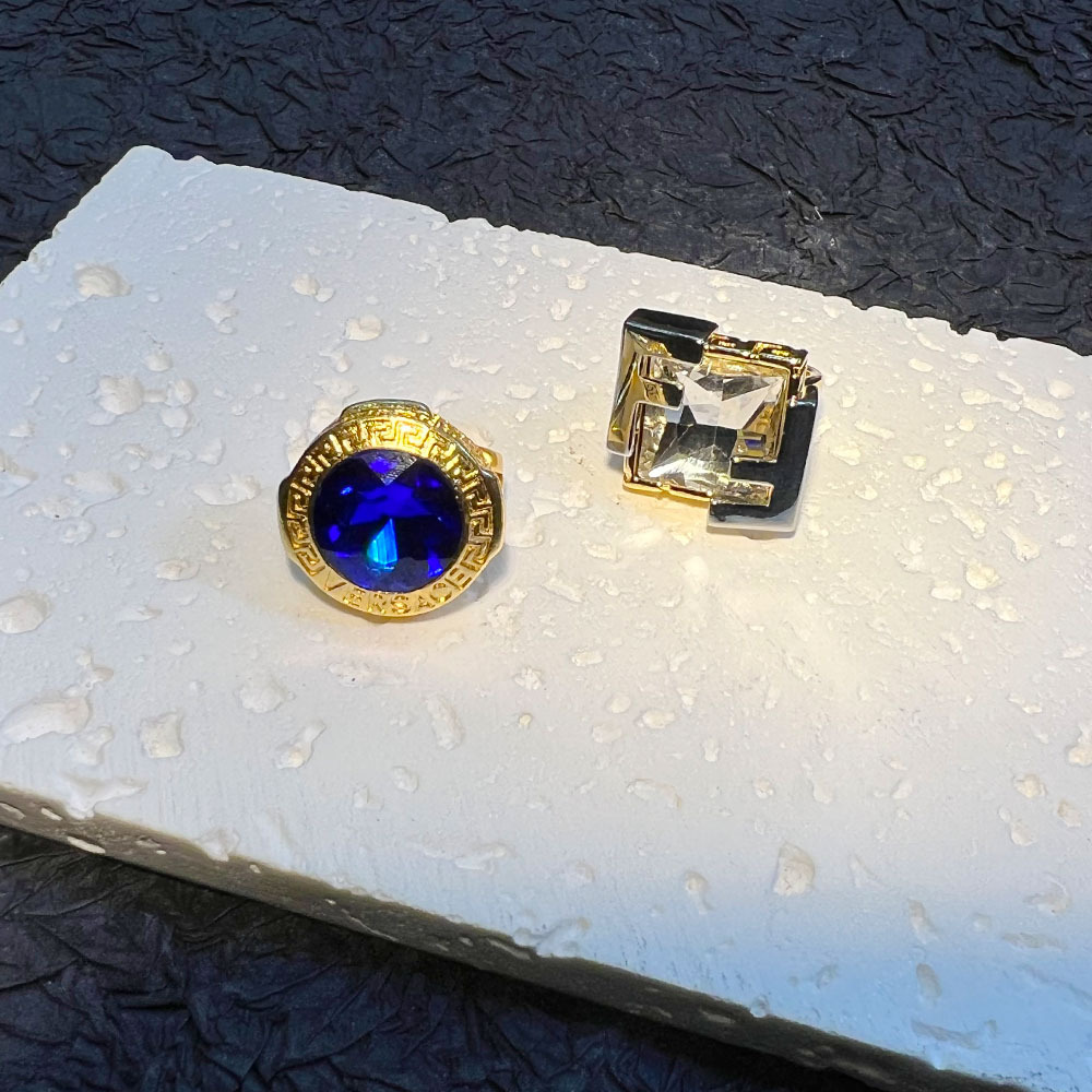 Vintage Fashion Rings - Bague G médiévale vintage, réplique de