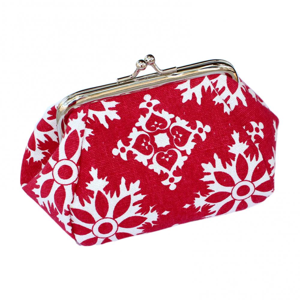 Vintage Fashion Postcards - Portefeuille vintage pour femme, mini sac
