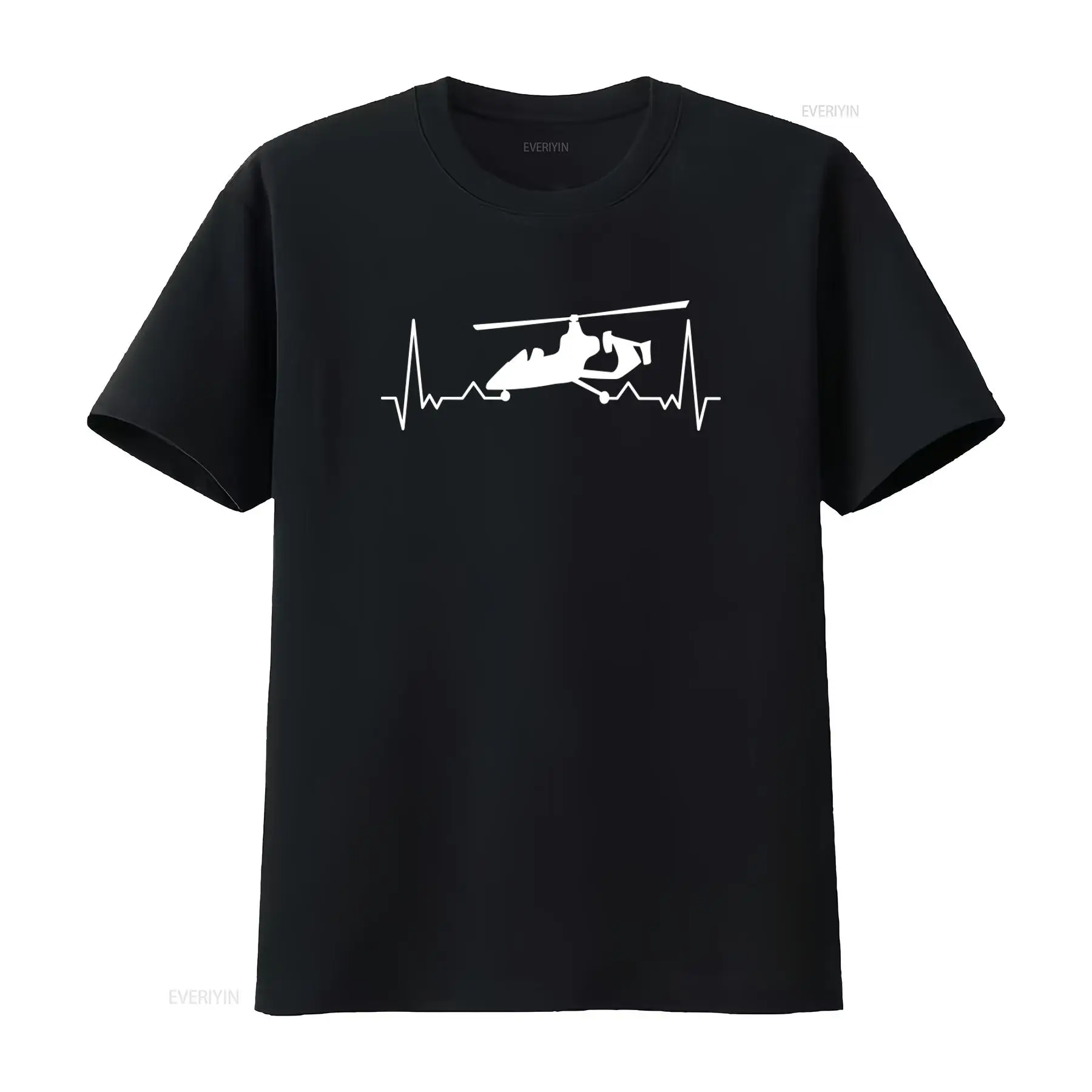Vintage Fashion Enthusiasts - T-shirt Gyrocopter Heartbeat Autogyro Pilot Gyroplane