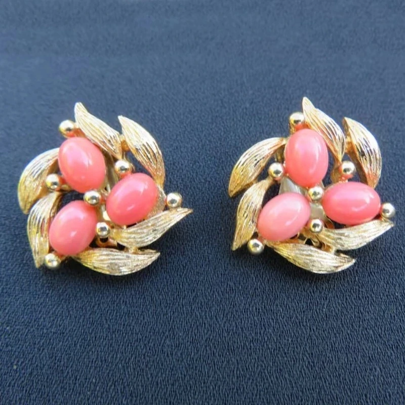 Vintage Fashion Vogue - Boucles d'oreilles Vintage en forme de