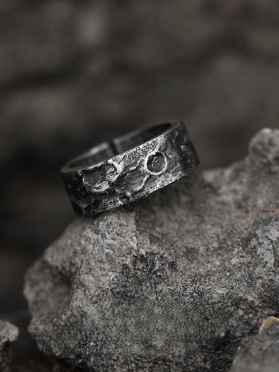 Vintage Fashion Rings - Bague en argent pur 999 pour