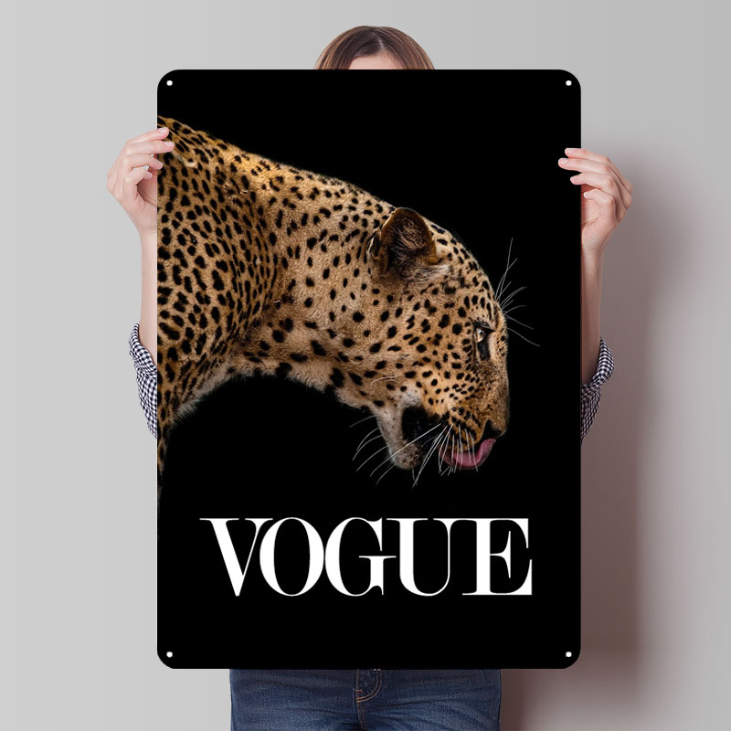 Vintage Fashion Vogue - Affiche de mode en Vogue, panneaux