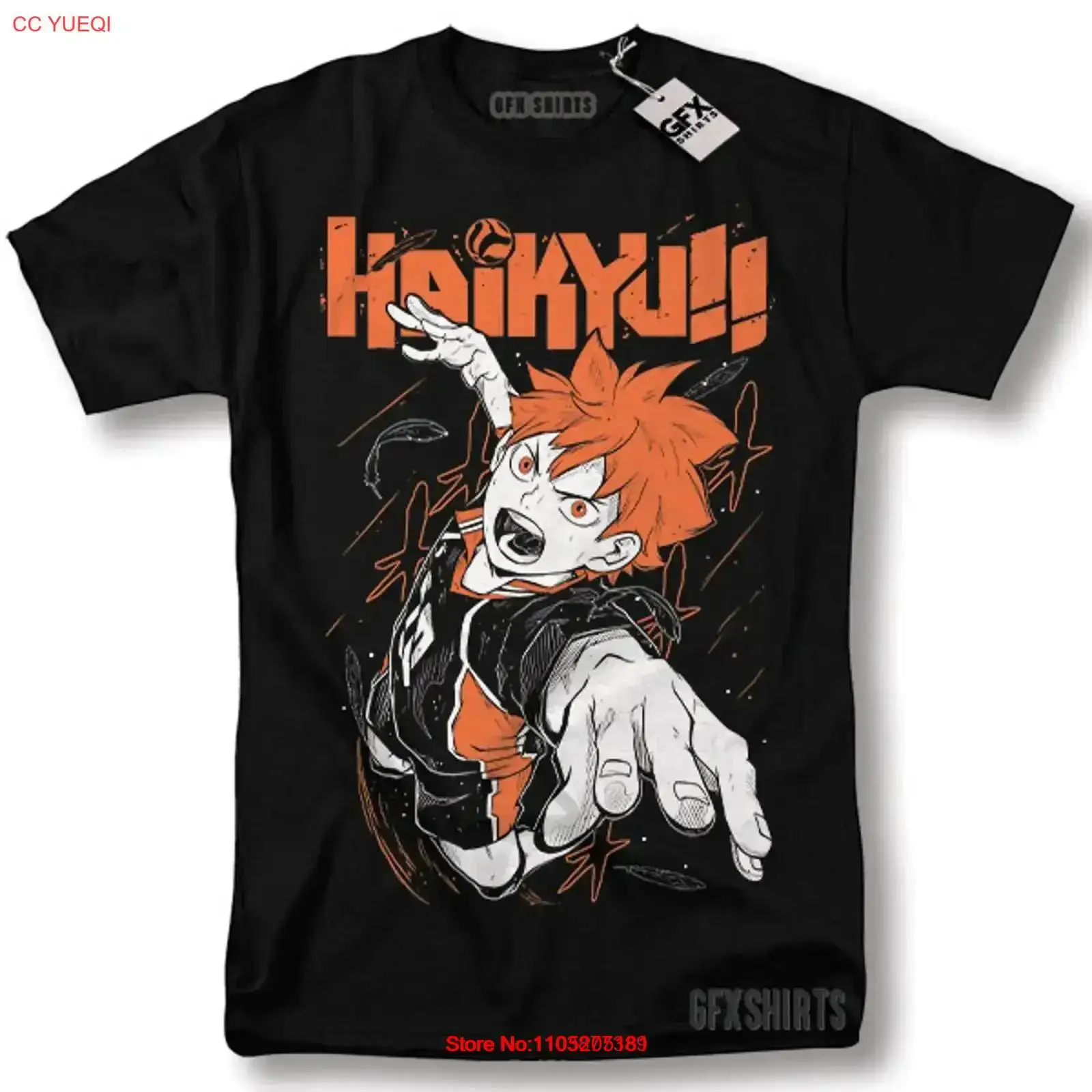 Vintage Fashion Knitwear - Haikyu Hinata Shoyo t-shirt Manga bande