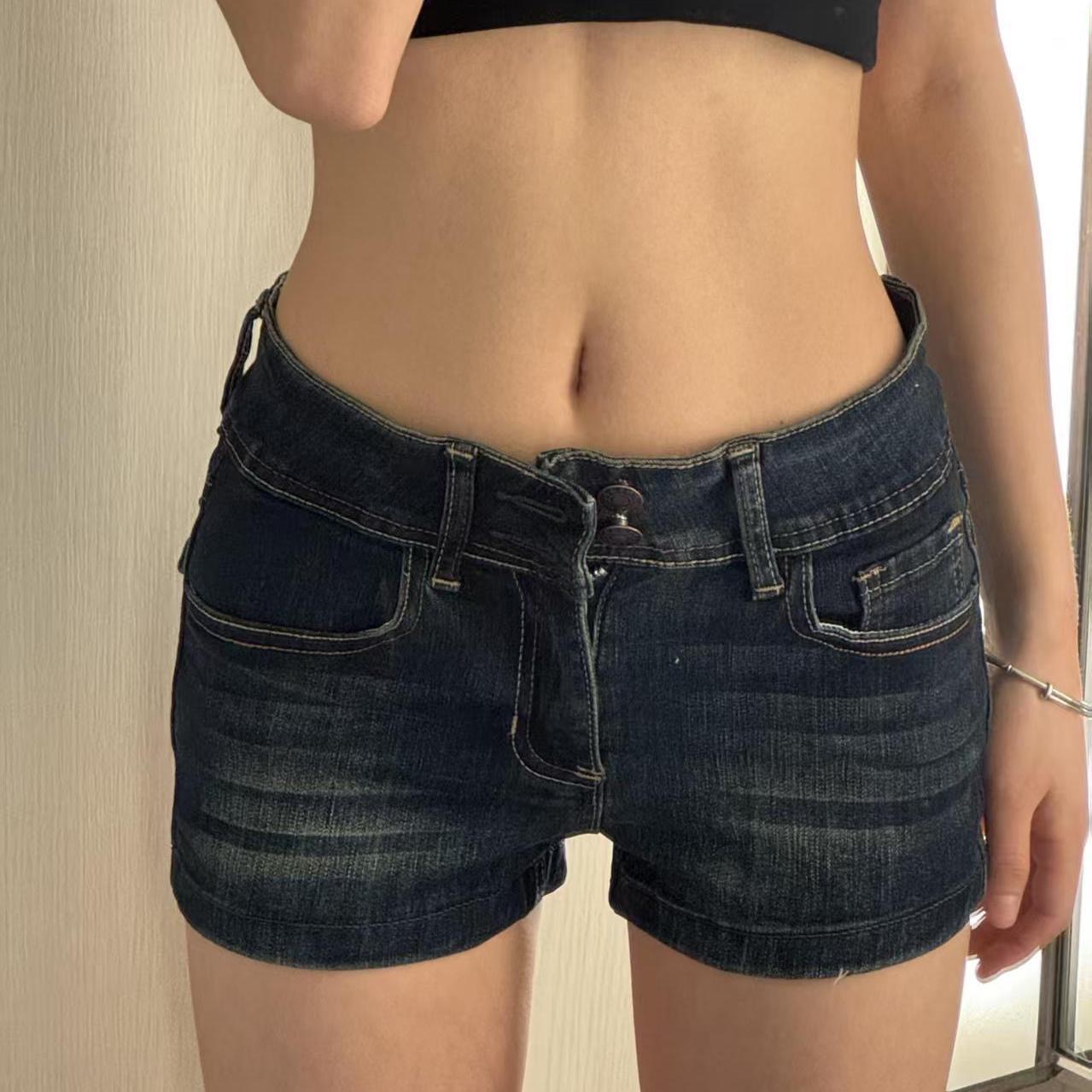 Vintage Fashion Jeans - Shorts en jean vintage taille basse