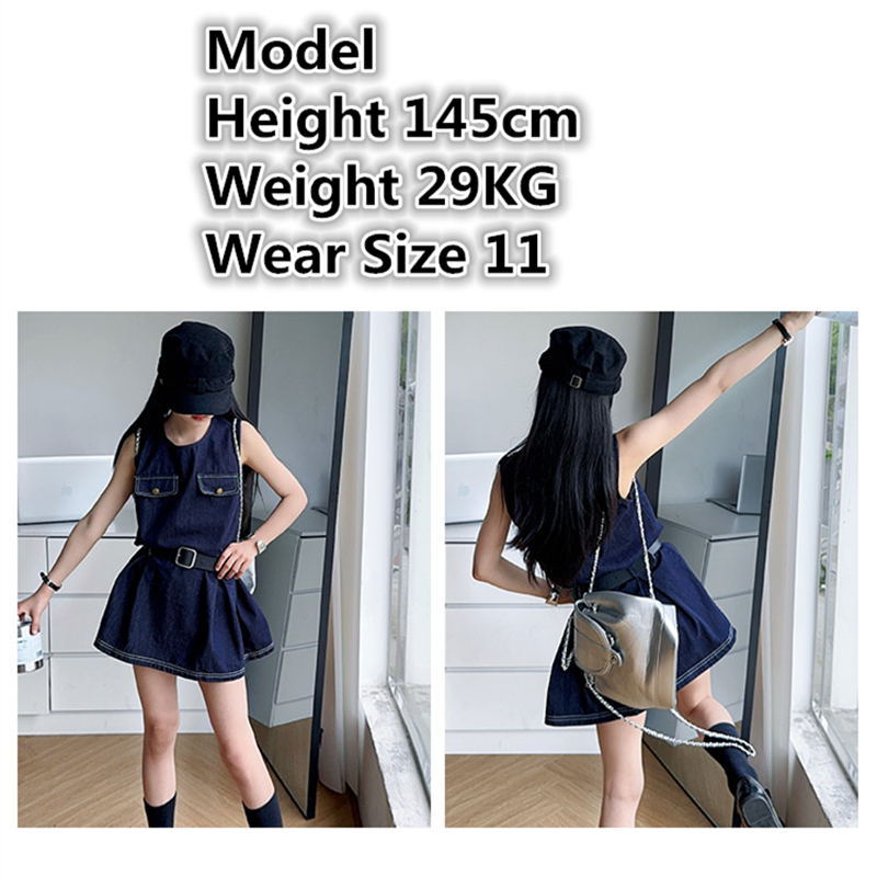 Robe body en Denim pour filles - Vintage Fashion Jeans avis et prix