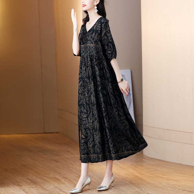 ZUOMAN-Robe mi-longue jaune de - Vintage Fashion Runway avis et prix