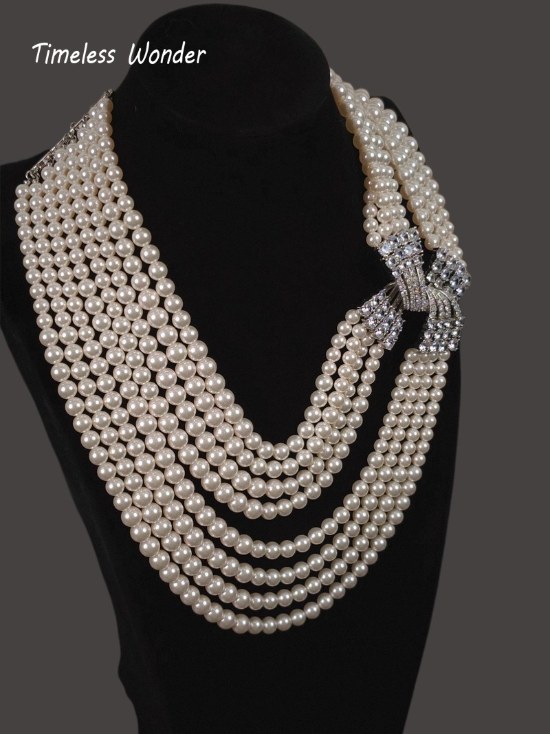 Collier Fantaisie Géométrique  - Vintage Fashion Runway avis et prix