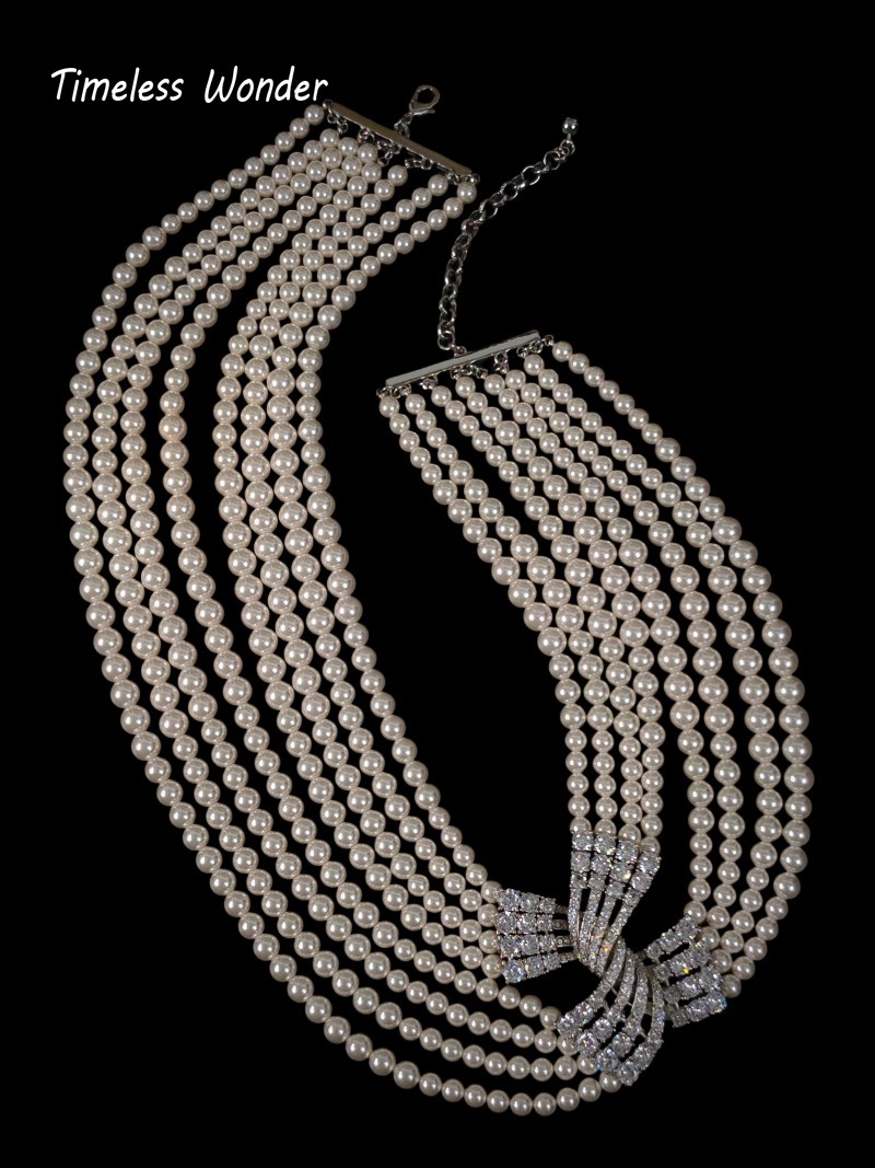 Collier Fantaisie Géométrique  - Vintage Fashion Runway avis et prix