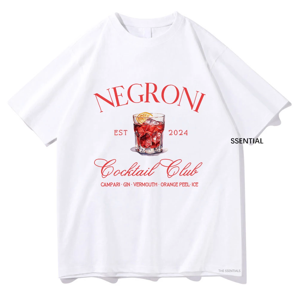 Negroni-T-shirt Club Social Un - Vintage Fashion Club avis et prix