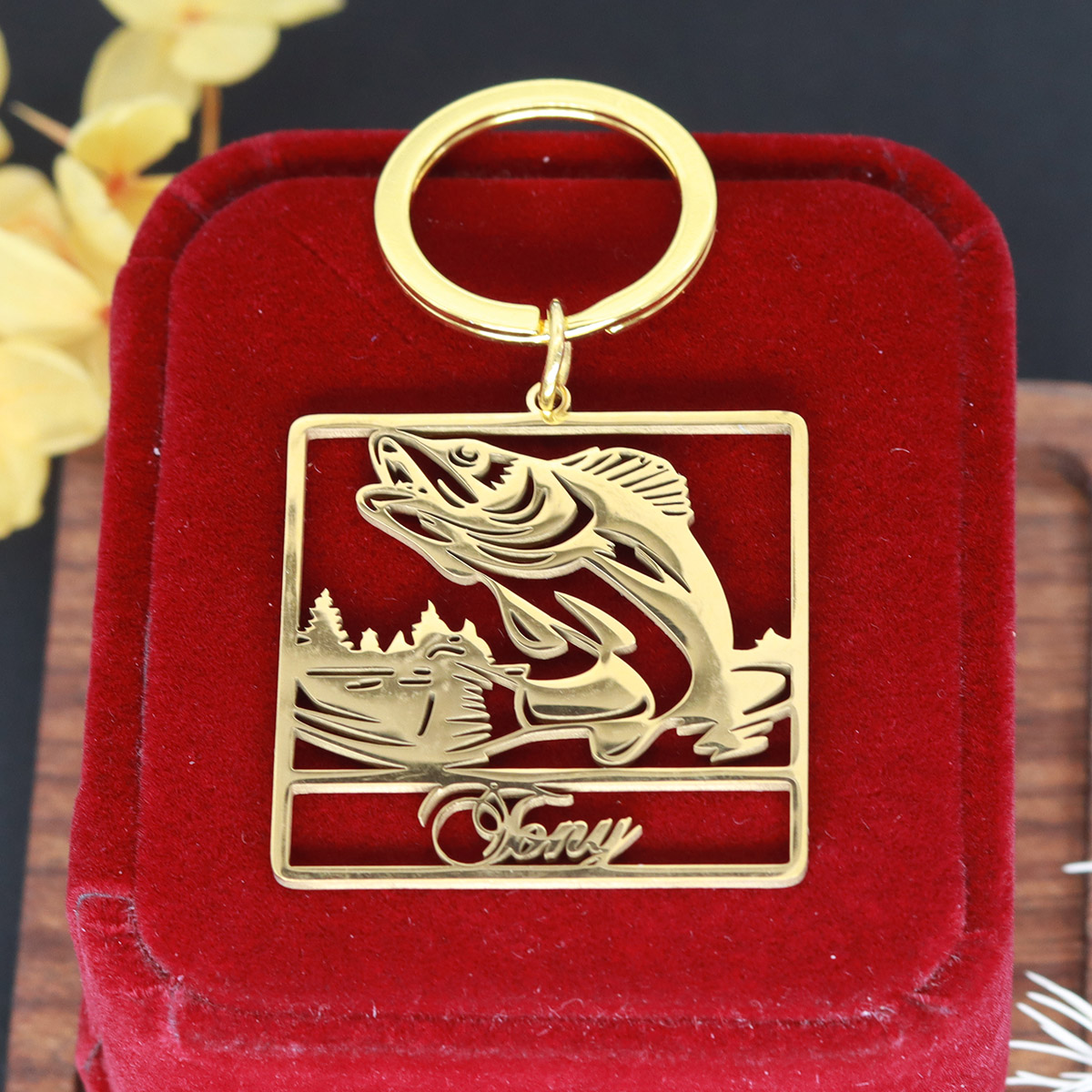 Porte-clés poisson avec nom pe - Vintage Fashion Names avis et prix