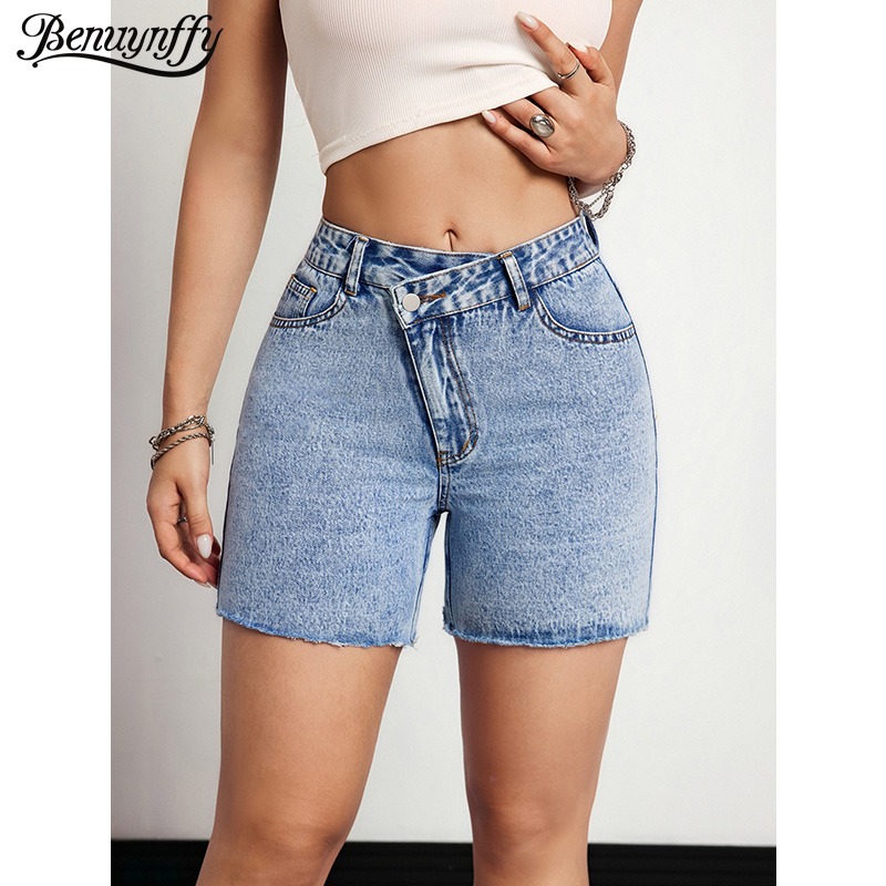 Benuynffy Short en jean ajusté - Vintage Fashion Jeans avis et prix