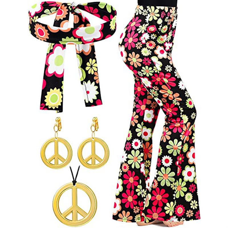 Pantalon évasé à imprimé bohèm - Wide Leg Trouser 70S avis et prix