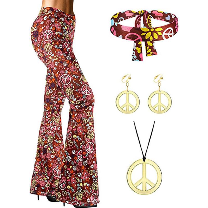 Pantalon évasé à imprimé bohèm - Wide Leg Trouser 70S avis et prix
