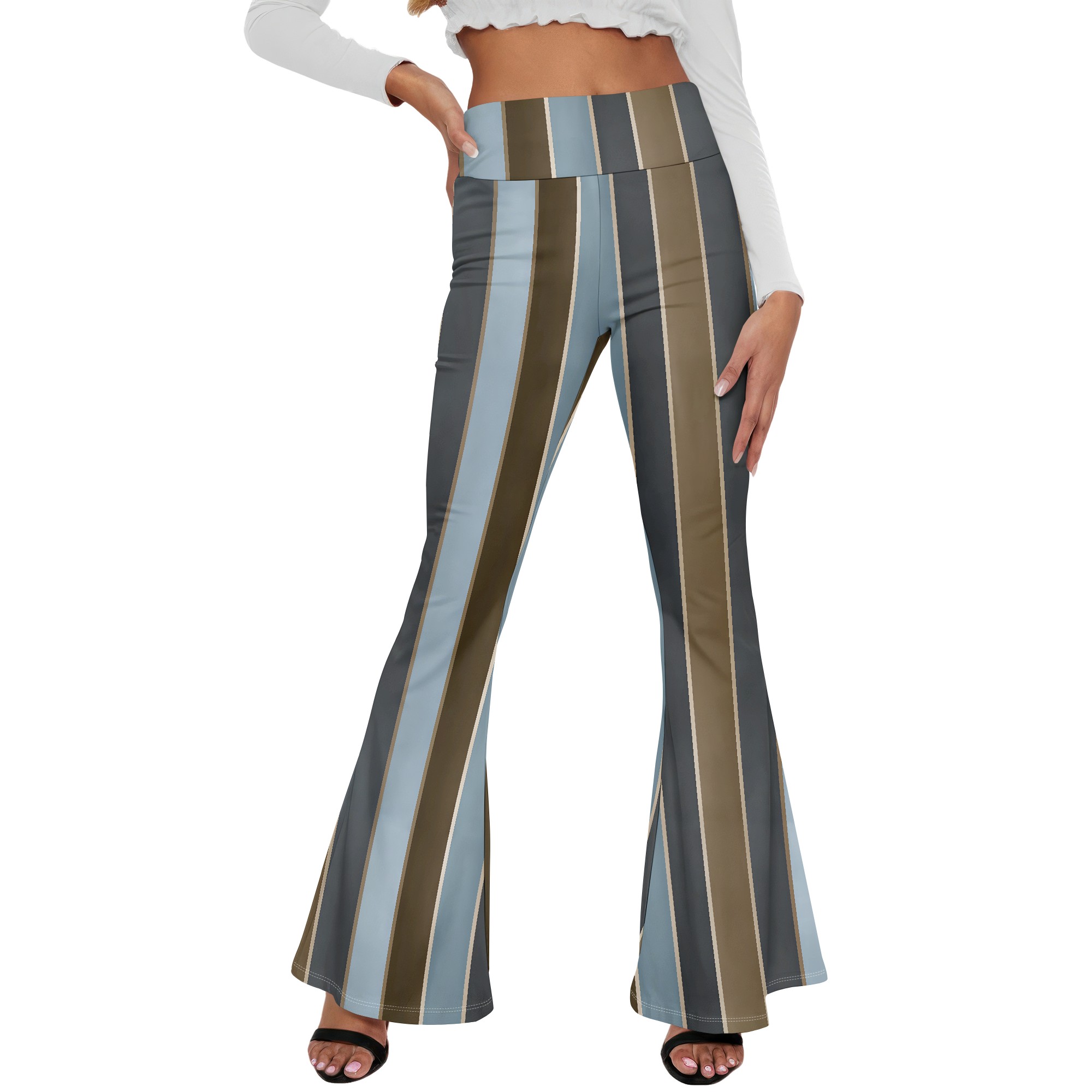Pantalon évasé à taille haute  - Wide Leg Trouser 70S avis et prix