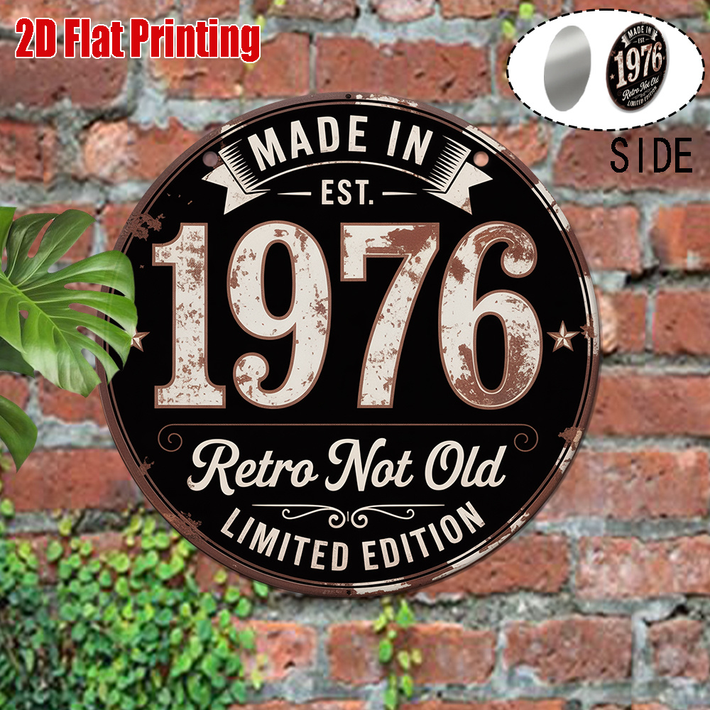 Plaque en métal vintage 2D, 1  - Vintage Fashion Plates avis et prix