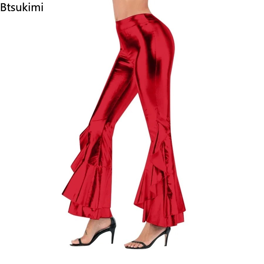 Pantalon évasé brillant pour f - Wide Leg Trouser 70S avis et prix