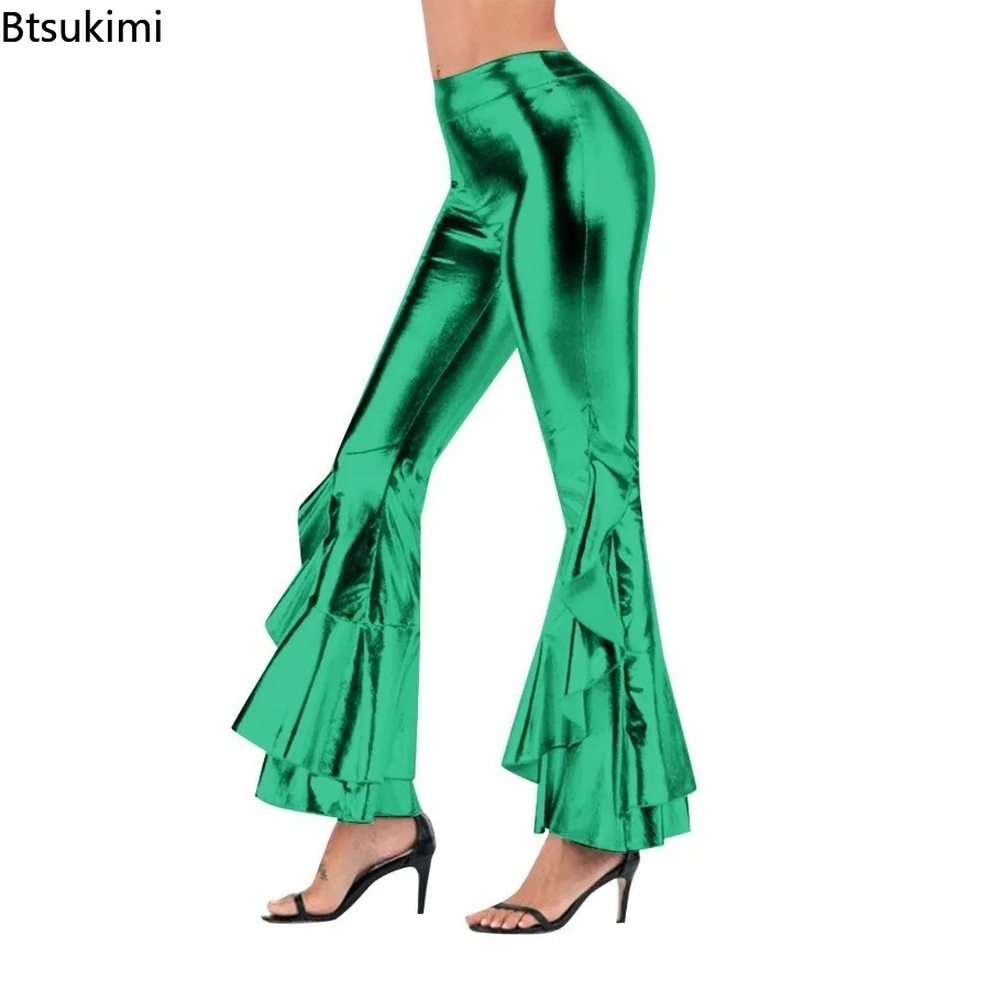 Pantalon évasé brillant pour f - Wide Leg Trouser 70S avis et prix