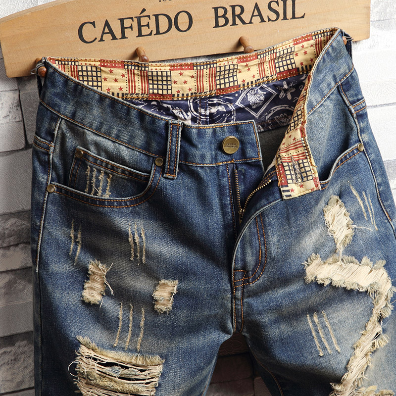Shorts en jean déchirés pour h - Vintage Fashion Jeans avis et prix
