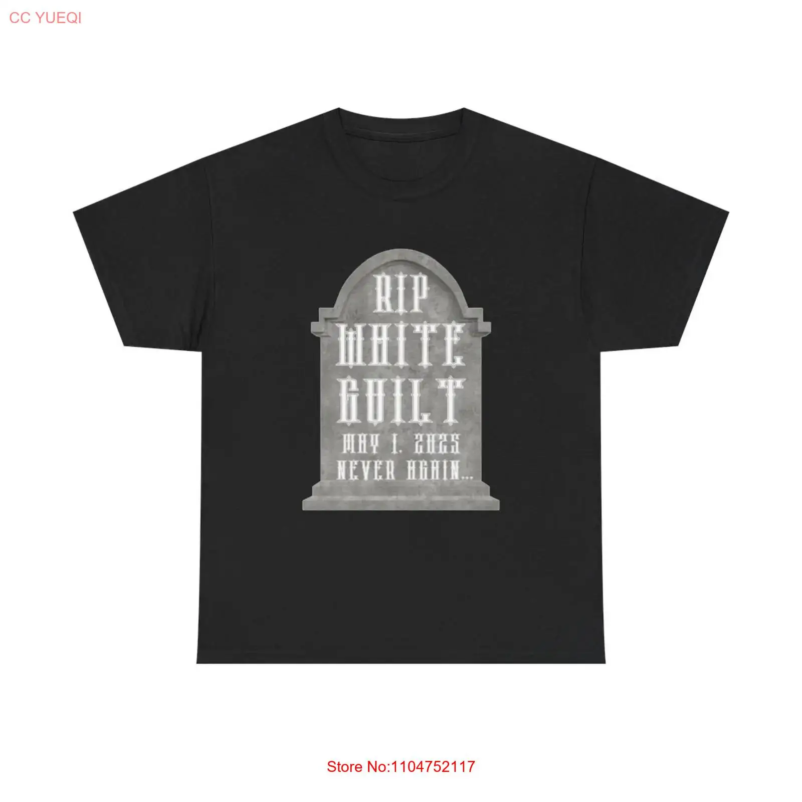 T-shirt RIP White Guilt May 1  - Vintage Fashion Tags avis et prix