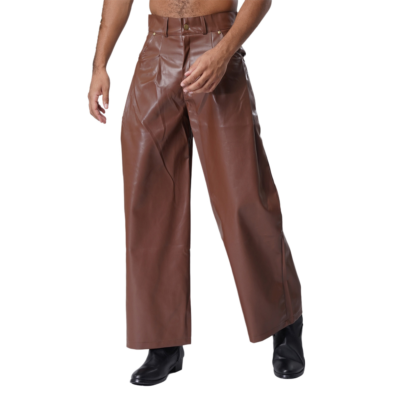 Pantalon en Faux cuir mat pour - Vintage Fashion Club avis et prix