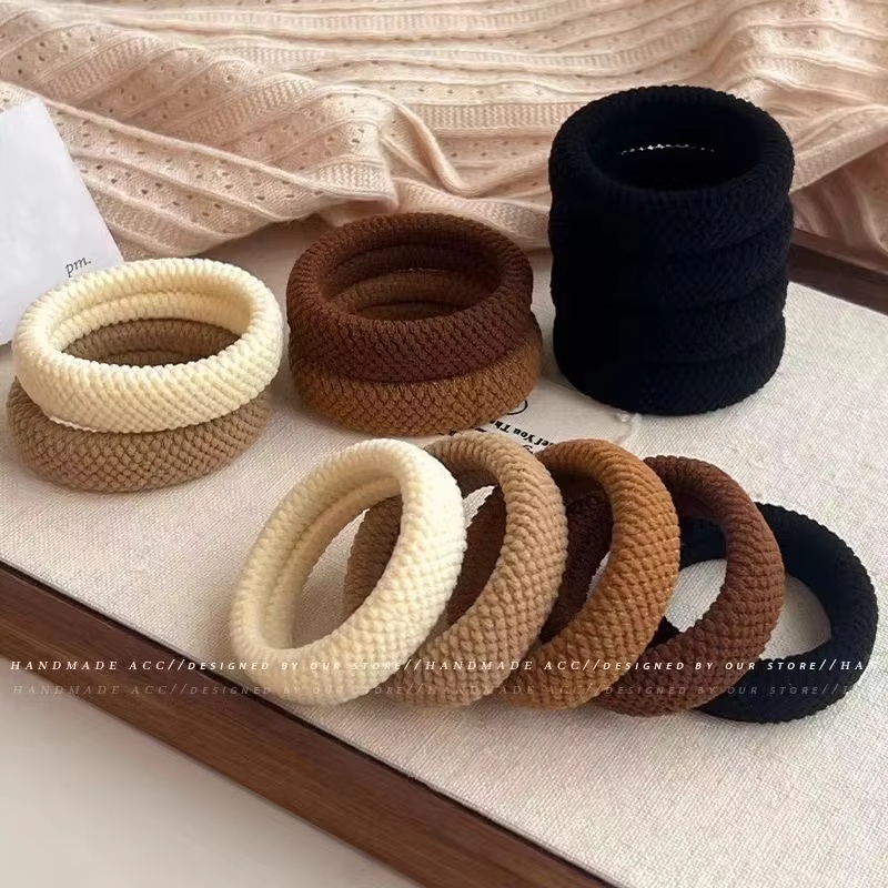 Lot de 5/10 élastiques à cheve - Vintage Fashion Rings avis et prix