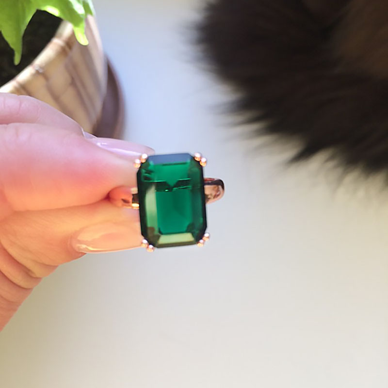 Bague Double octogonale en cri - Vintage Fashion Faire avis et prix