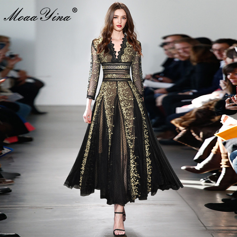 MoaaYina – robe longue en mail - Vintage Fashion Runway avis et prix