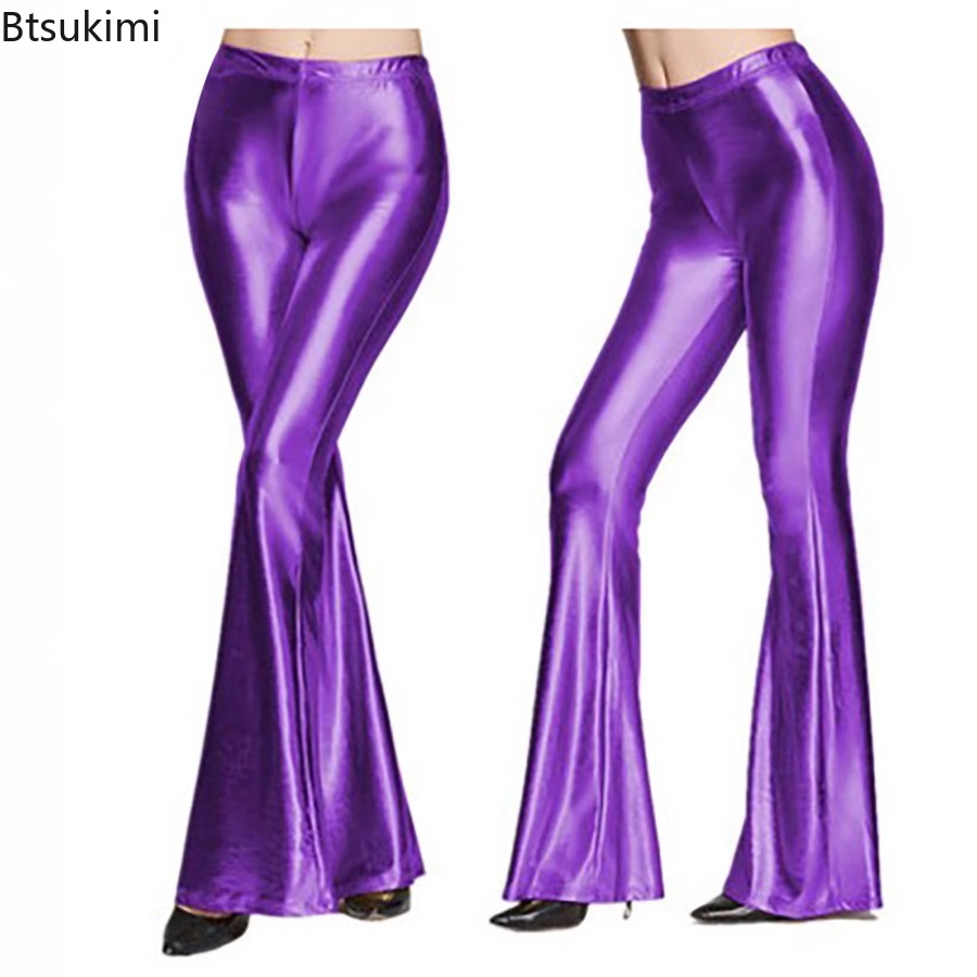Pantalon évasé brillant pour f - Wide Leg Trouser 70S avis et prix