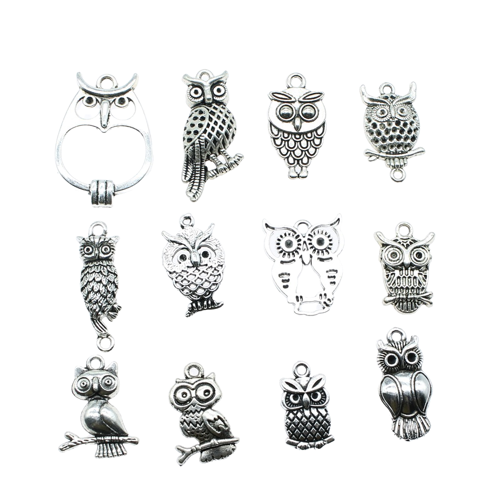 10 pièces breloques hibou Anti - Vintage Fashion Nova avis et prix
