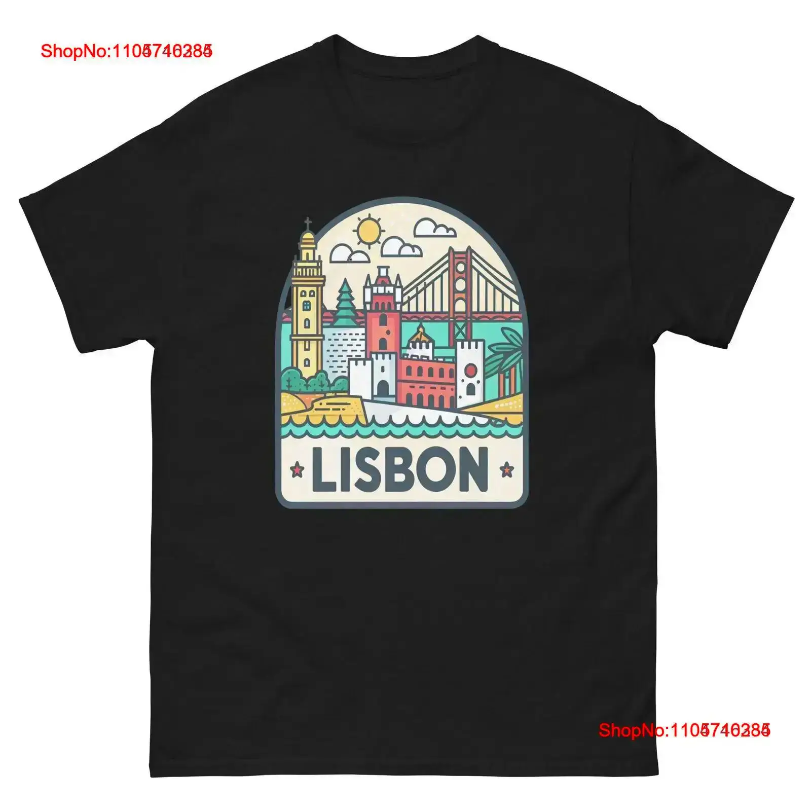 T-shirt Lisbon World Travel Ur - Vintage Fashion Lisbon avis et prix