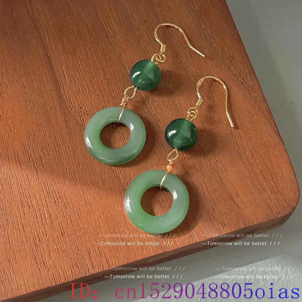 Boucles d'oreilles en Jade vér - Vintage Fashion Rings avis et prix