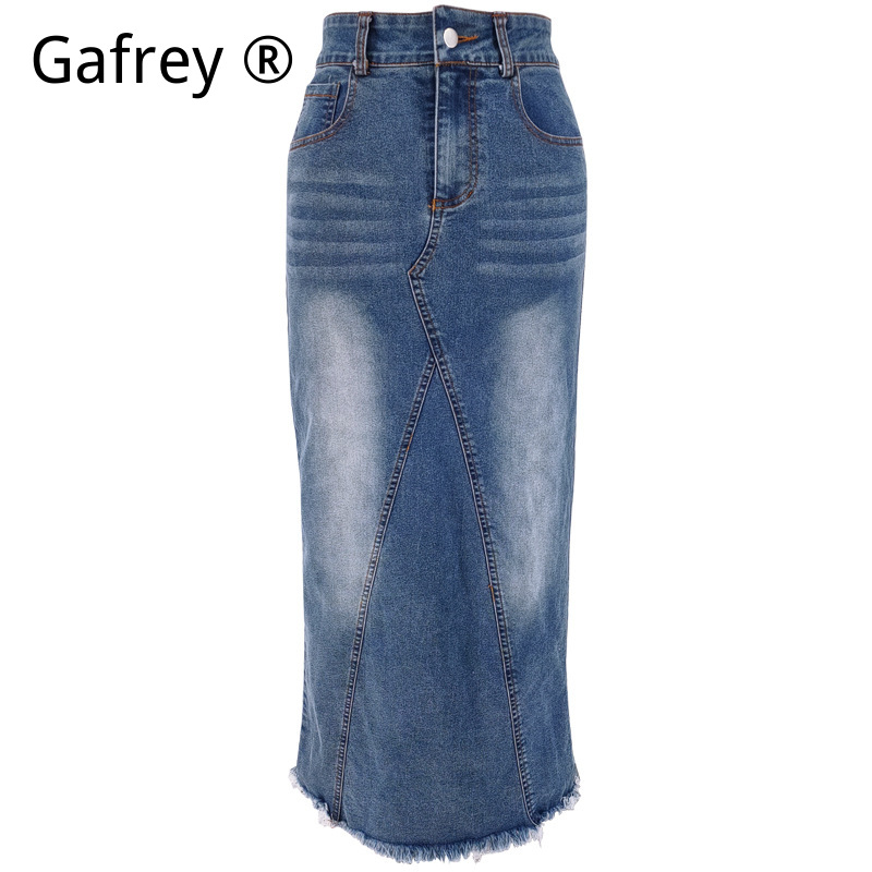 Jupe en jean mi-longue pour fe - Vintage Fashion Jeans avis et prix
