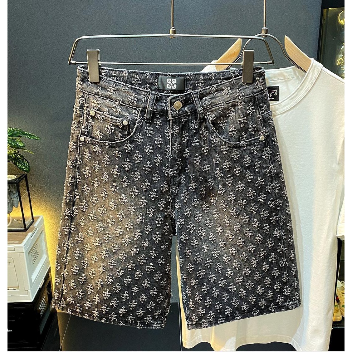 Shorts en jean décontractés po - Vintage Fashion Jeans avis et prix