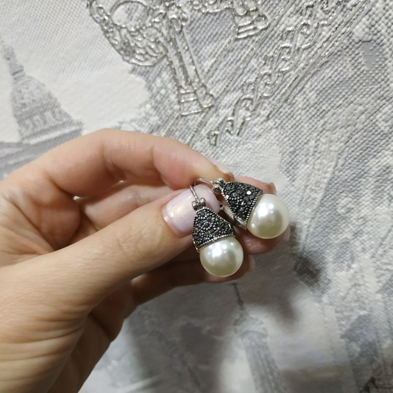 Boucles d'oreilles rondes en p - Vintage Fashion Faire avis et prix