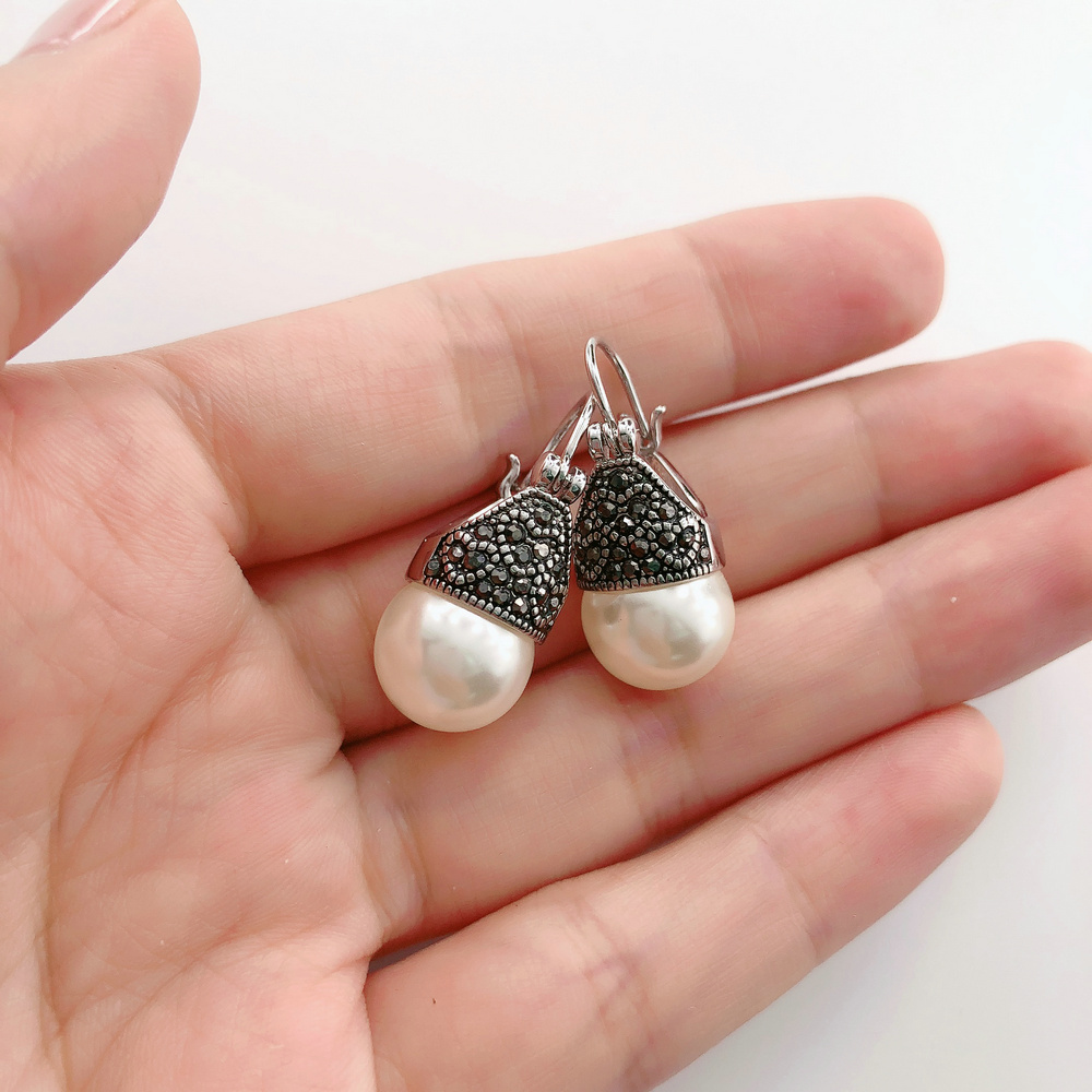 Boucles d'oreilles rondes en p - Vintage Fashion Faire avis et prix