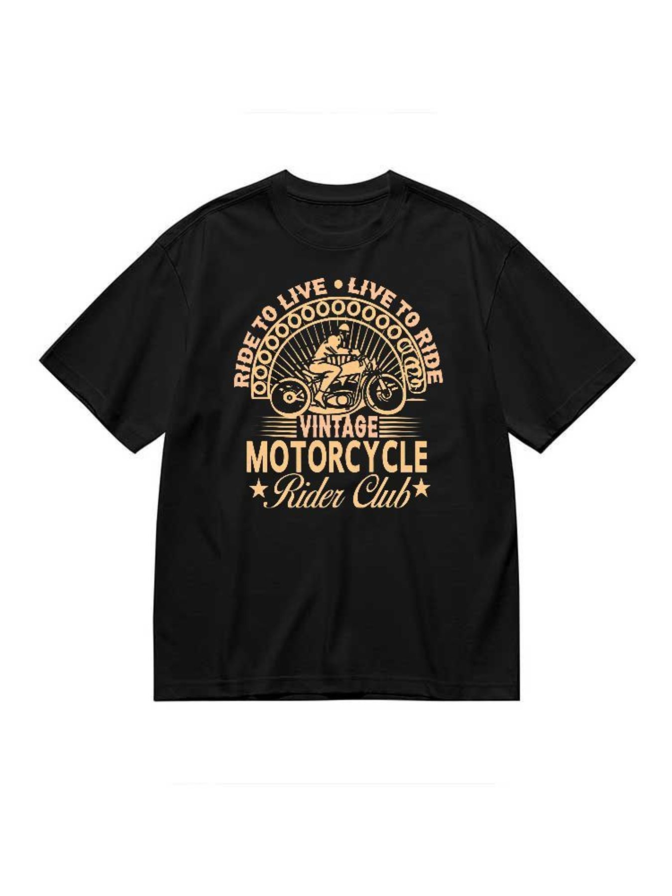T-shirt graphique Vintage Moto - Vintage Fashion Club avis et prix