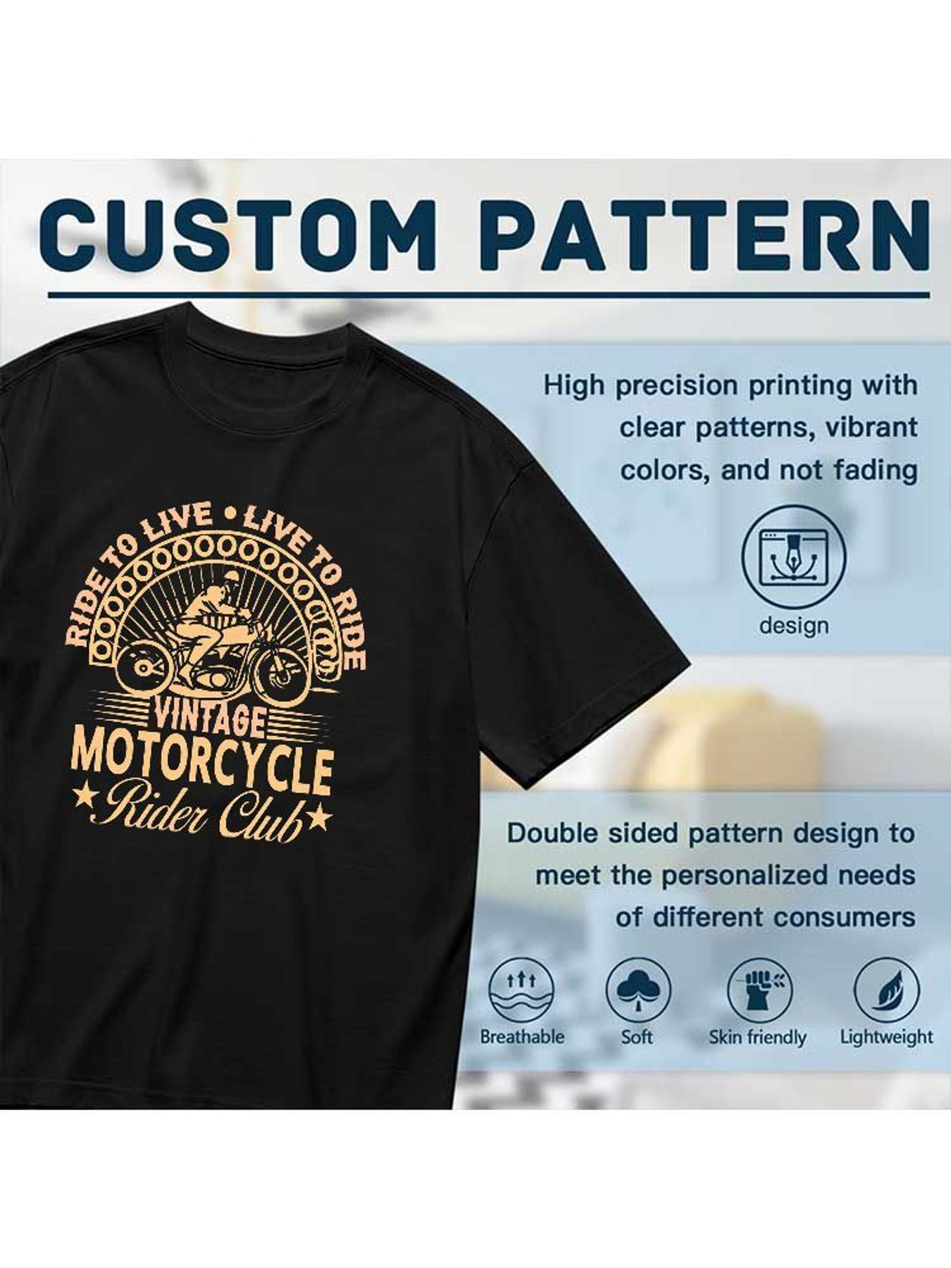 T-shirt graphique Vintage Moto - Vintage Fashion Club avis et prix
