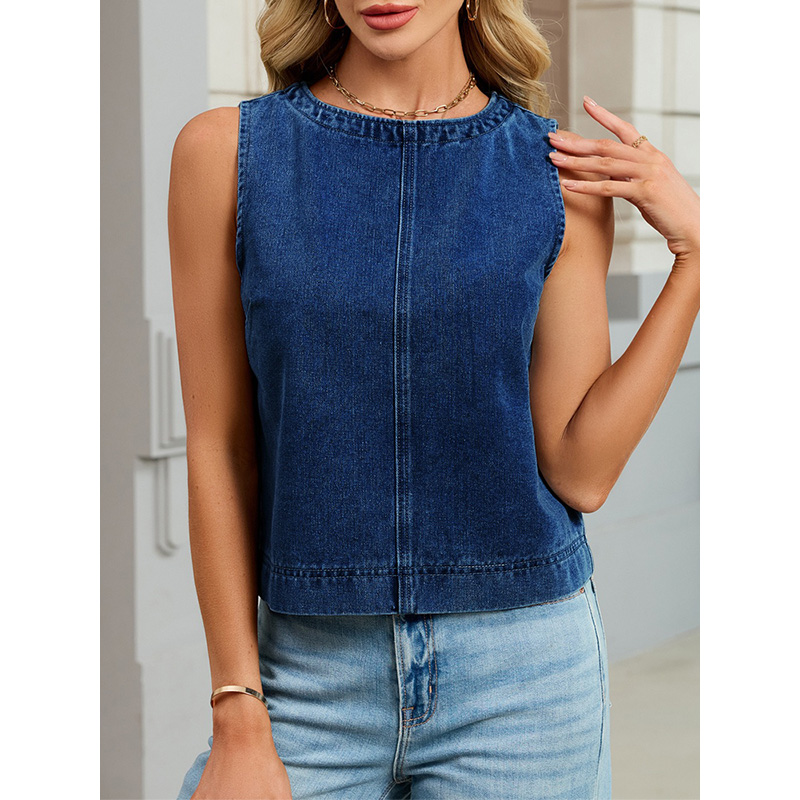 Benuynffy Gilet en jean décont - Vintage Fashion Jeans avis et prix