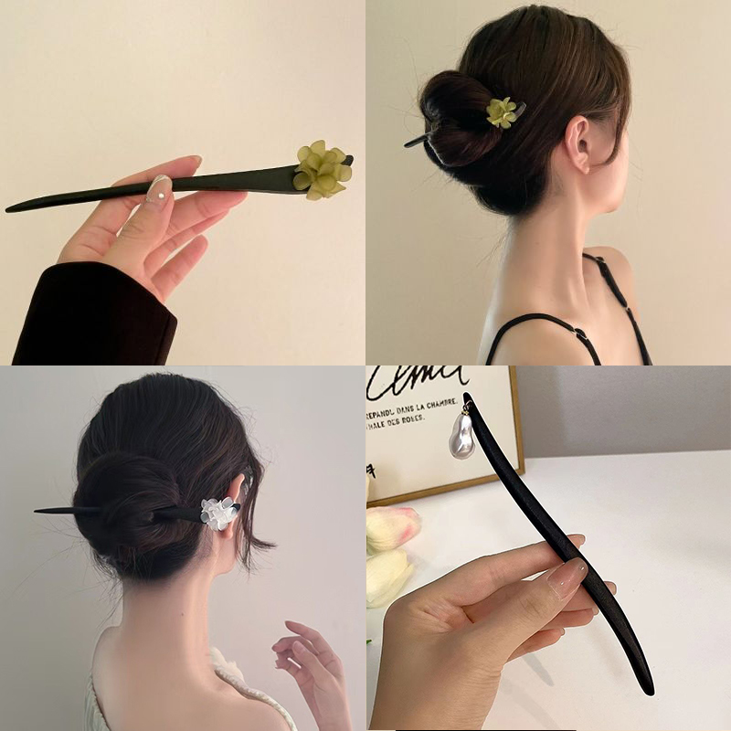 Bâtons de cheveux en bois de S - Vintage Fashion Nova avis et prix